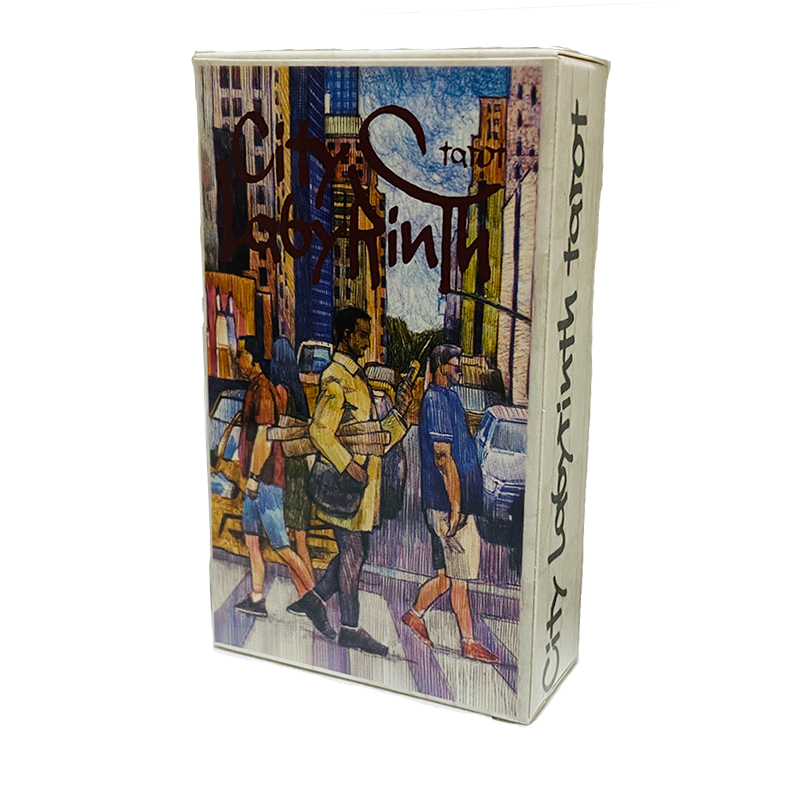 Tarot Deck With Guidebook - シティラビリンス タロットカード 78枚組 英語版 ボードゲーム セルフケア