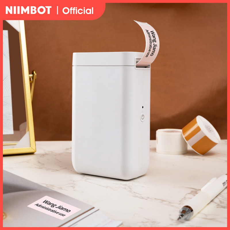 Mini Pocket Thermal Printer Paper Roll - ​ ​ NiiMbot D101 ミニサーマルラベルプリンターポータブルインクレスポケットラベルメーカーホームオフィス研究用 D11