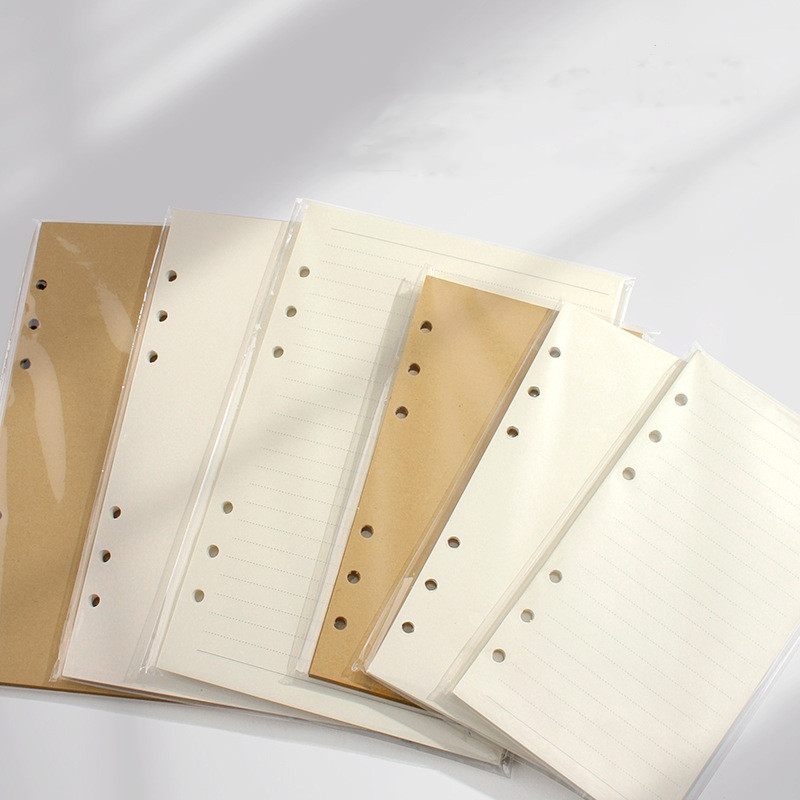 A5 Spiral Dotted Grid Notebook - A5 a6 a7ルーズリーフノートブック詰め替えスパイラルバインダーインナーページウィークリーマンスリートゥドラインドットグリッドインサイドペーパーステーショナリー