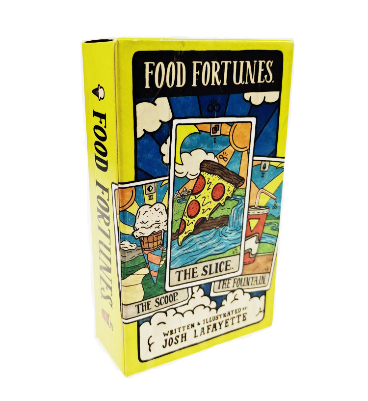 Tarot Deck With Guidebook - 78リットルの食品 & ドリンクカードの新しいタロットコレクション,食べ物,遊牧民,秘密のボードゲームの画像,占い