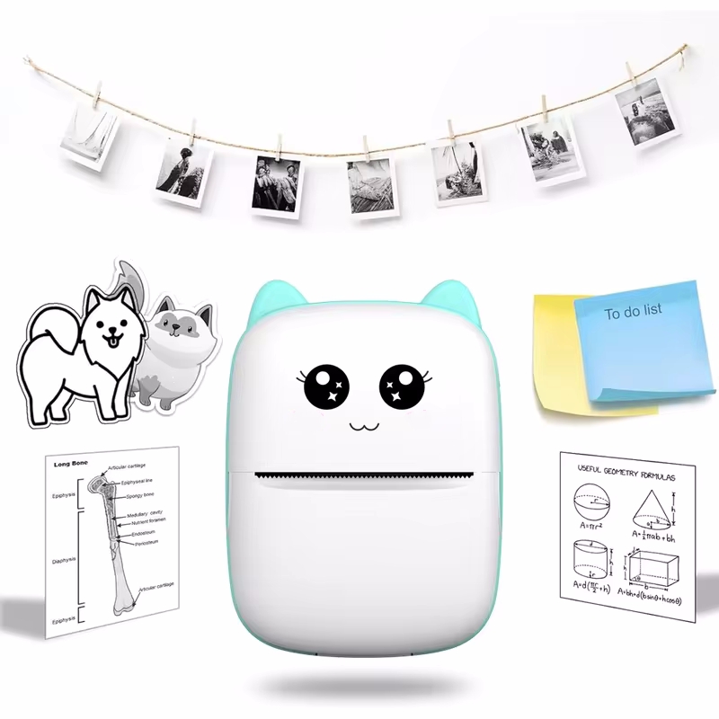 ミニポータブルサーマルプリンタプリントフォトポケットサーマル - Mini Pocket Thermal Printer Paper Roll のレビューと価格