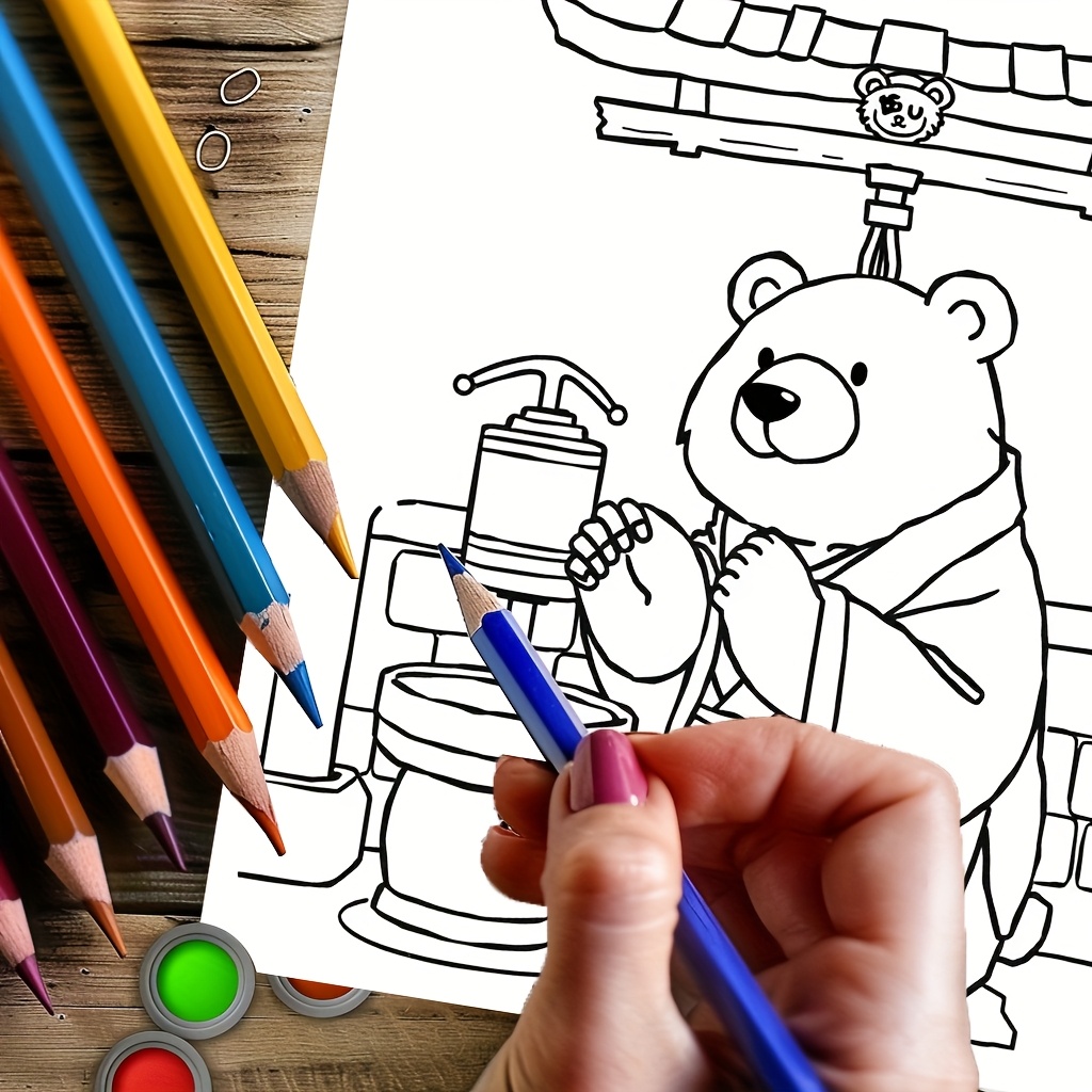 大人のストレス軽減のための日本のかわいいクマのぬりえブック  - Adult Coloring Book Stress Relief のレビューと価格