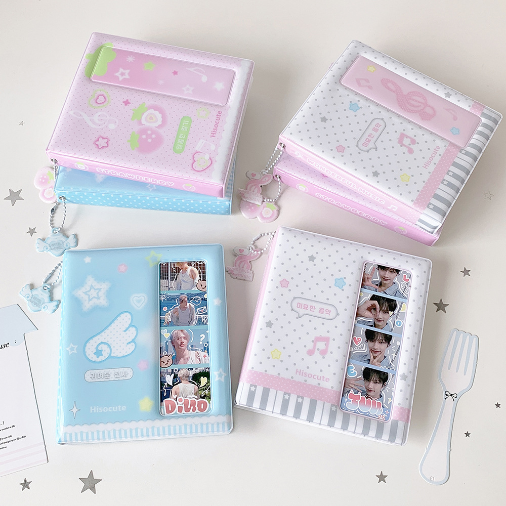 かわいいポケットフォトカードアルバム 3インチ KPOPフォ - Kpop Photo Card Binder 3 Inch のレビューと価格