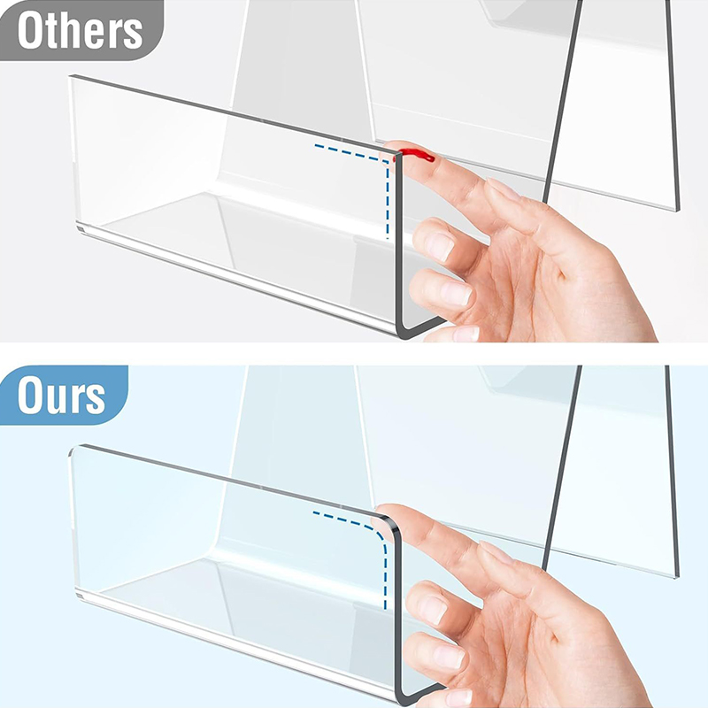 1Pc 透明アクリルディスプレイスタンドコミックブックフレー - Clear Acrylic Book Stand Holder のレビューと価格