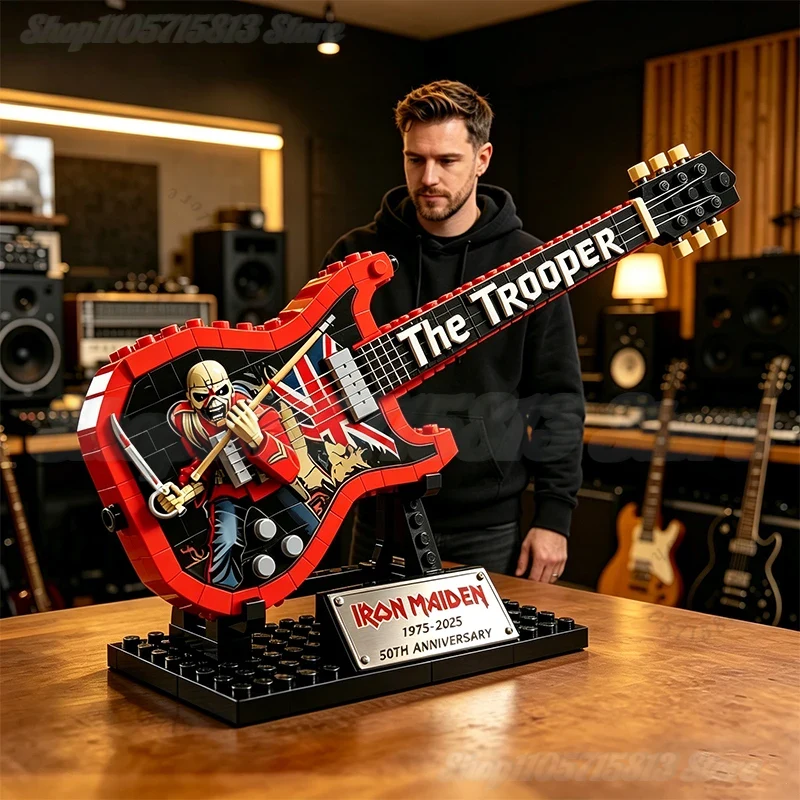 レンガギターモデルキットDIYミニ電動レプリカオーナメントロ - Music のレビューと価格