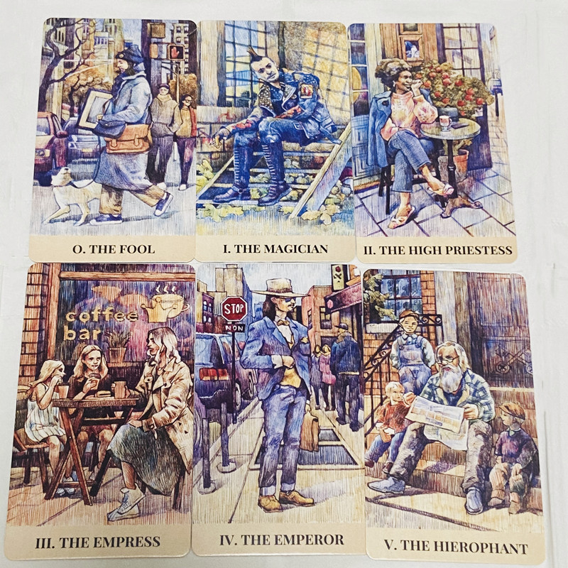 シティラビリンス タロットカード 78枚組 英語版 ボードゲ - Tarot Deck With Guidebook のレビューと価格