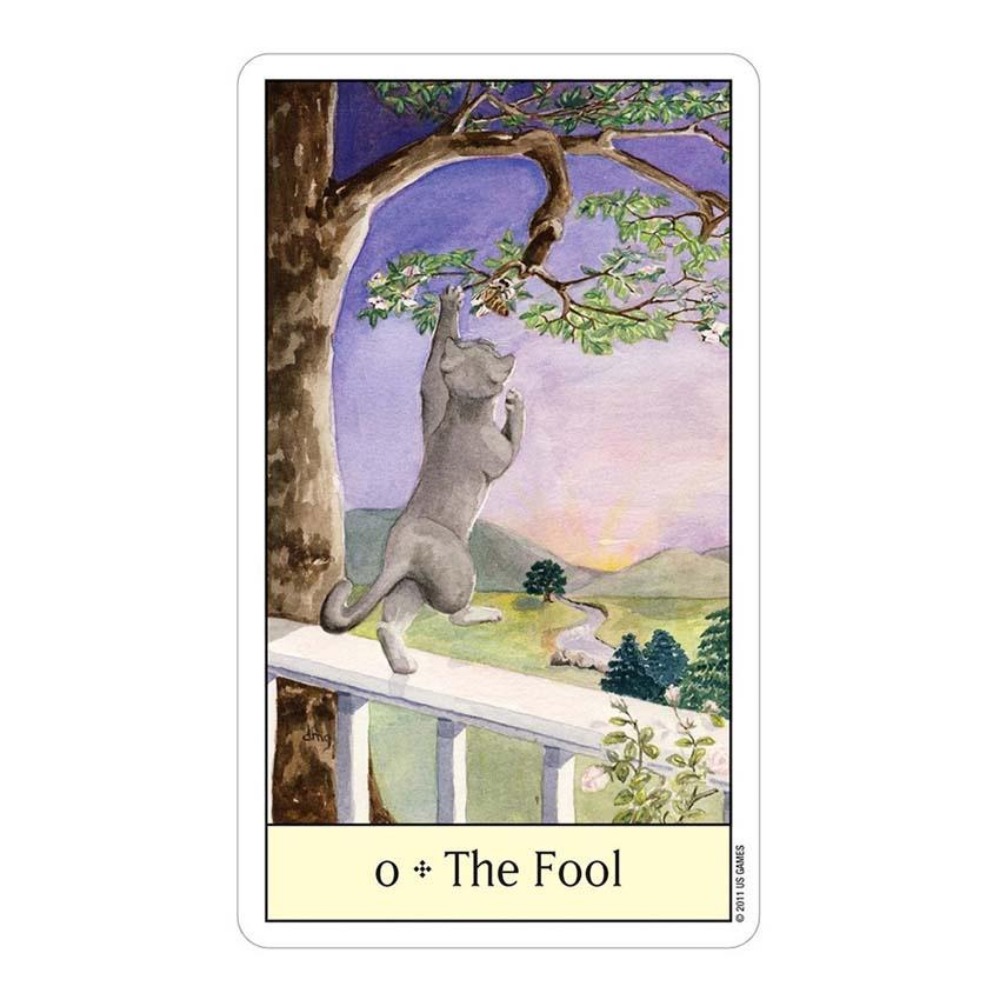 キャットアイタロットカードゲーム、12x7 cm、ゲーム - Tarot Deck With Guidebook のレビューと価格