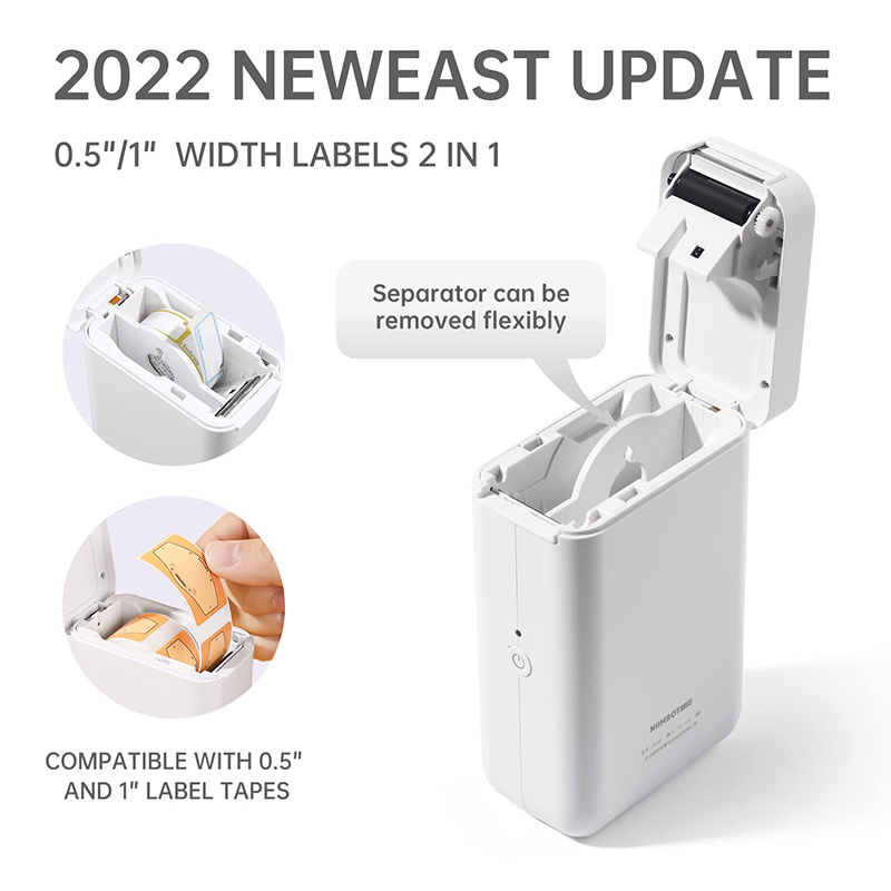 ​ ​ NiiMbot D101 ミニサーマルラベルプリンタ - Mini Pocket Thermal Printer Paper Roll のレビューと価格