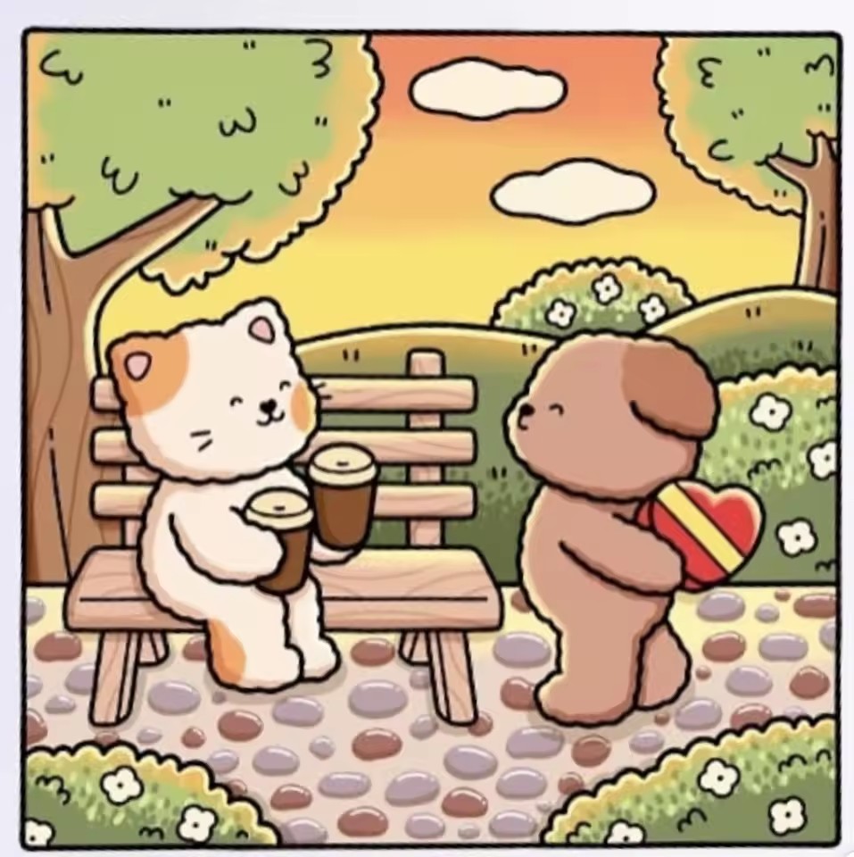 FUZZY IN LOVE 大人向けの大胆で簡単なパターンの - Adult Coloring Book Stress Relief のレビューと価格