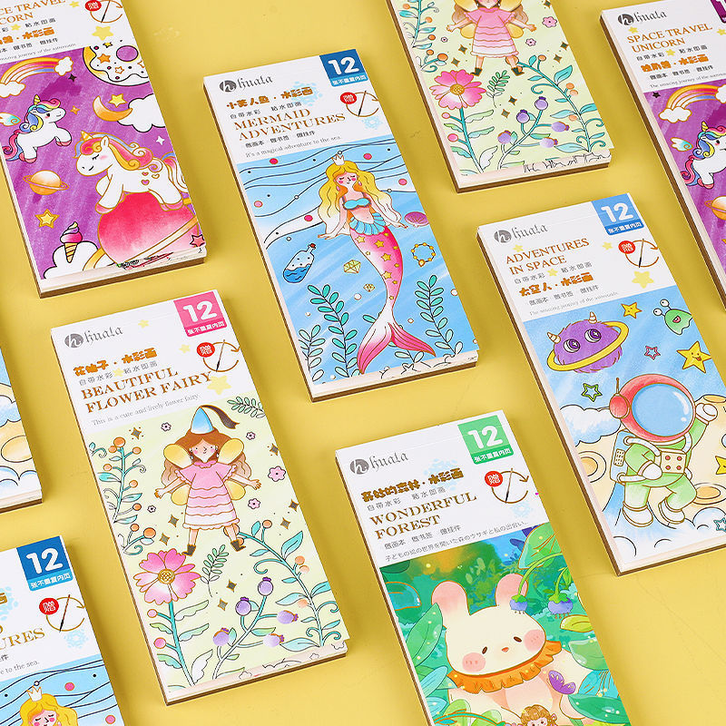 Bview Art Magic 水活性化ぬりえブック 子供用 - Reusable Water Magic Coloring Book のレビューと価格