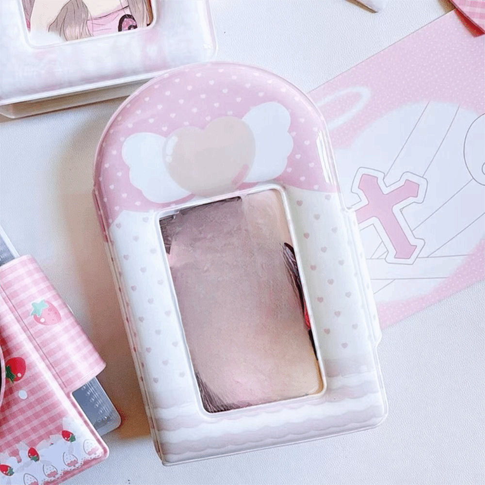 可愛い3インチフォトカードバインダーアルバムPP 32ポケッ - Kpop Photo Card Binder 3 Inch のレビューと価格