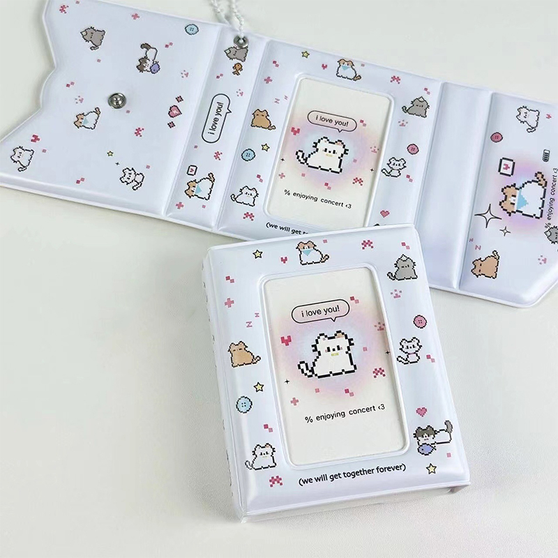 3インチ40スロットフォトカードホルダーKPOPバインダーア - Kpop Photo Card Binder 3 Inch のレビューと価格