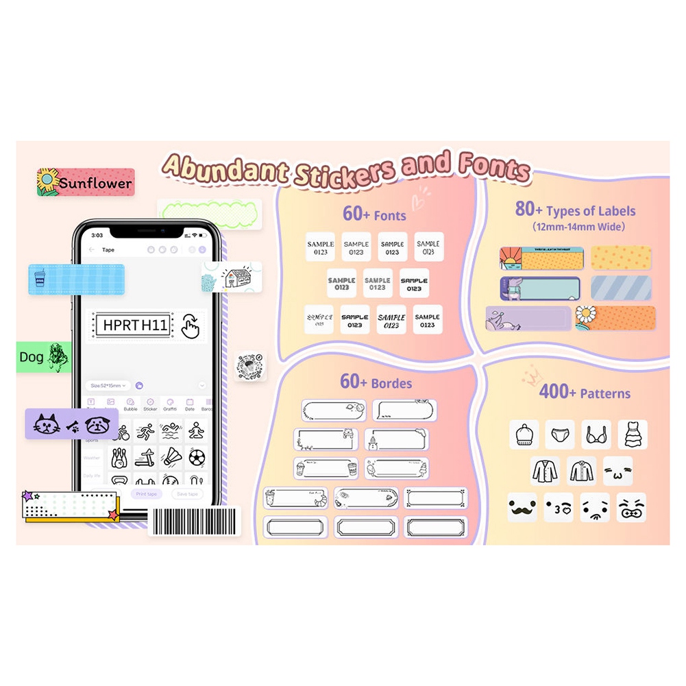 A008 H11 Q2 Bluetooth 感熱ラベルプリン - Mini Pocket Thermal Printer Paper Roll のレビューと価格