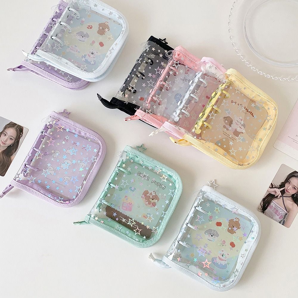 1個入りポータブルPVC A8カードバインダー スターグリッ - Kpop Photo Card Binder 3 Inch のレビューと価格