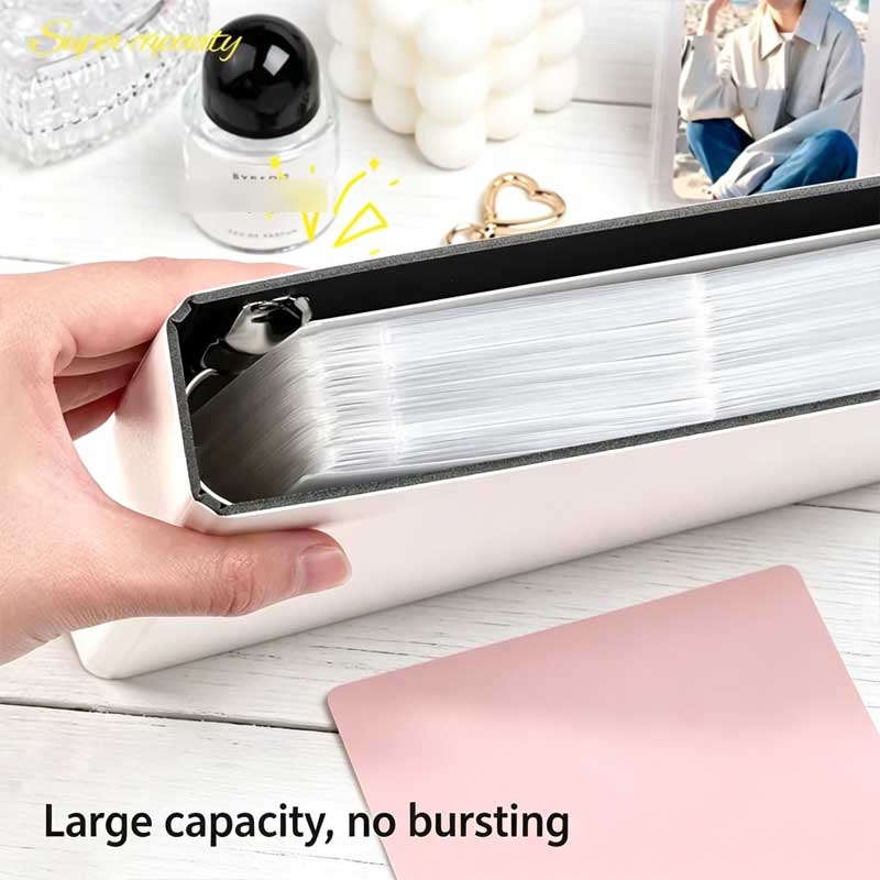 7/8スロットワイドA5 Dリングバインダー フォトカードホ - Kpop Photo Card Binder 3 Inch のレビューと価格