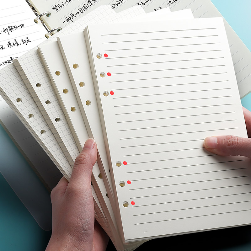 A5 A6 ルーズリーフノート リフィル スパイラルバインダ - A5 Spiral Dotted Grid Notebook のレビューと価格