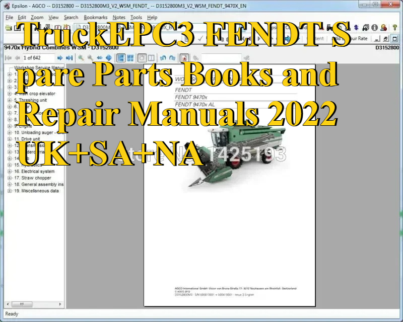 TruckEPC3 FENDT スペアパーツ ブックおよび修 - Books のレビューと価格
