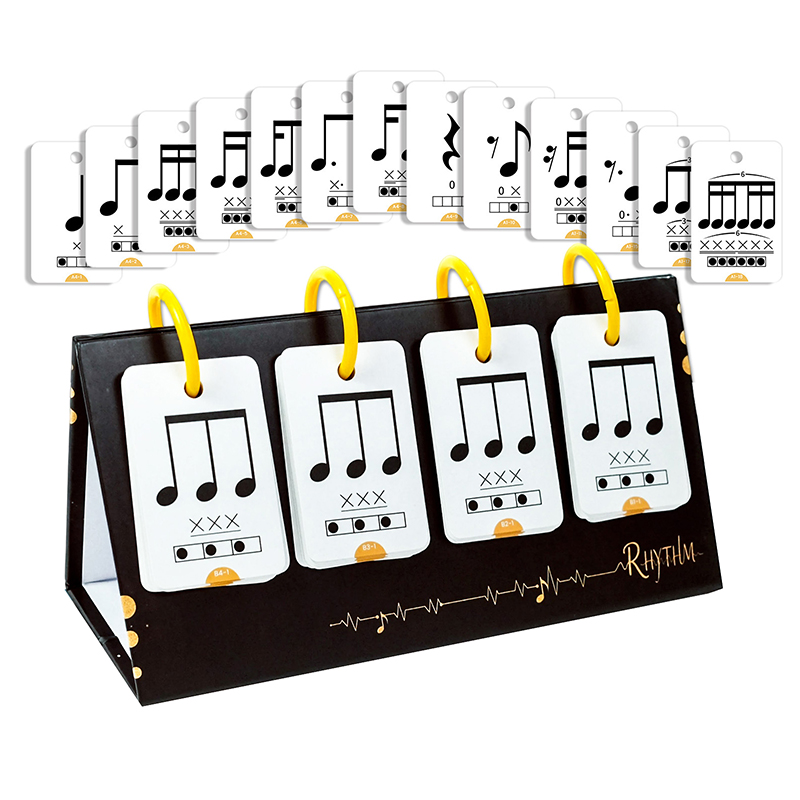 72枚入り 音楽早期教育フラッシュカード、音符リズム楽器認知 - Blank Sheet Music Notebook のレビューと価格