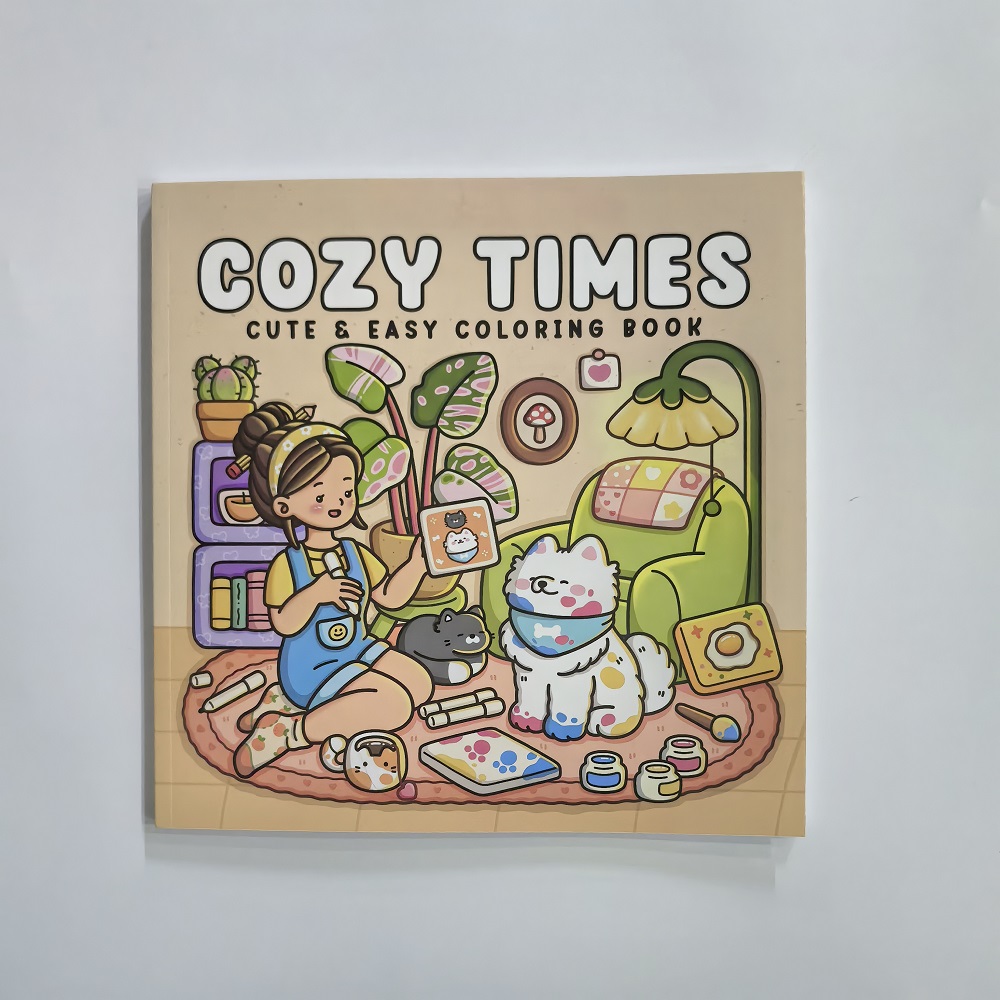 コージータイム 大人向けのかわいくて簡単な塗り絵 かわいいお - Adult Coloring Book Stress Relief のレビューと価格