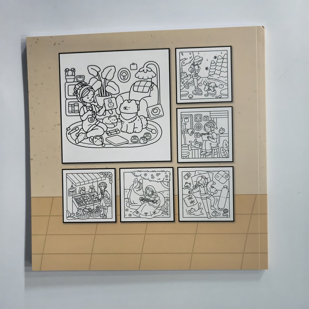 コージータイム 大人向けのかわいくて簡単な塗り絵 かわいいお - Adult Coloring Book Stress Relief のレビューと価格