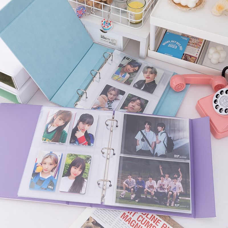 A5バインダー フォトカード マグネット式 Dリング3/7穴 - Kpop Photo Card Binder 3 Inch のレビューと価格