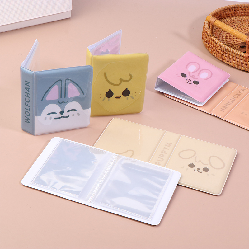 漫画動物3インチアルバム写真ポストカード収納アルバムアイドル - Kpop Photo Card Binder 3 Inch のレビューと価格