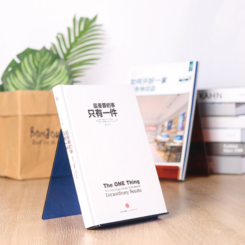 4 個の透明アクリルブックスタンドデスクトップファイルブック - Clear Acrylic Book Stand Holder のレビューと価格