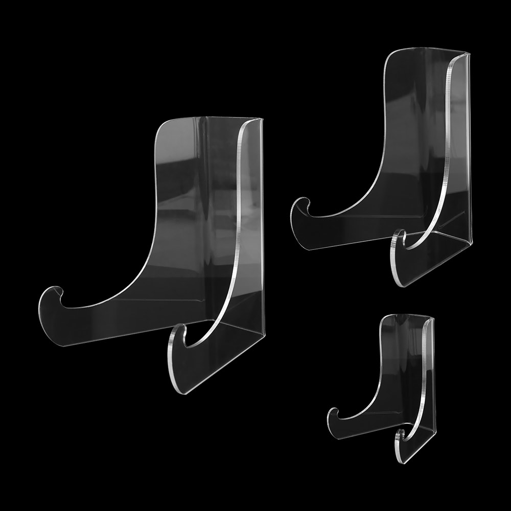 タブレットホルダー アクリル製フラットプレートスタンド クリ - Clear Acrylic Book Stand Holder のレビューと価格