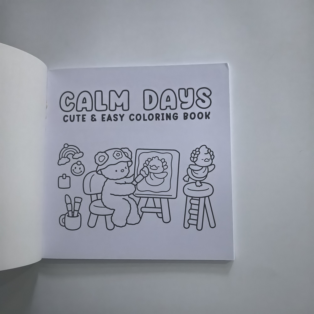 かわいい動物のストレス解消塗り絵ブック - カームデイズドロ - Adult Coloring Book Stress Relief のレビューと価格