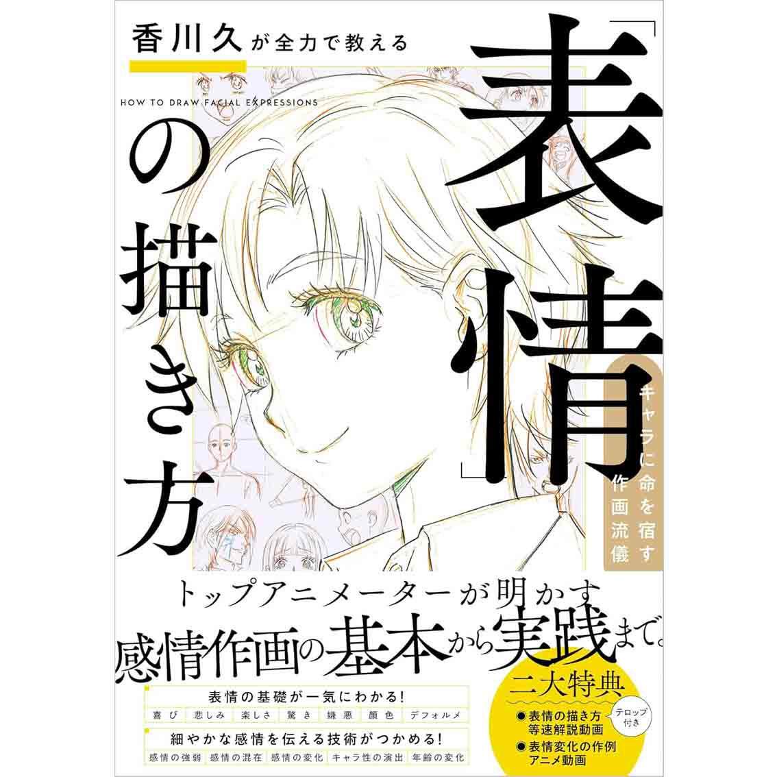 カガワ・ヒサシ著「アニメの表情の描き方」マンガ描画チュートリ - Japanese Manga Drawing Tutorial Book のレビューと価格