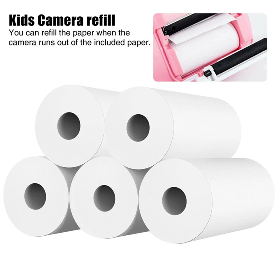 新しい 10 ロールカメラ感熱紙防水印刷レシート用紙 Pap - Mini Pocket Thermal Printer Paper Roll のレビューと価格