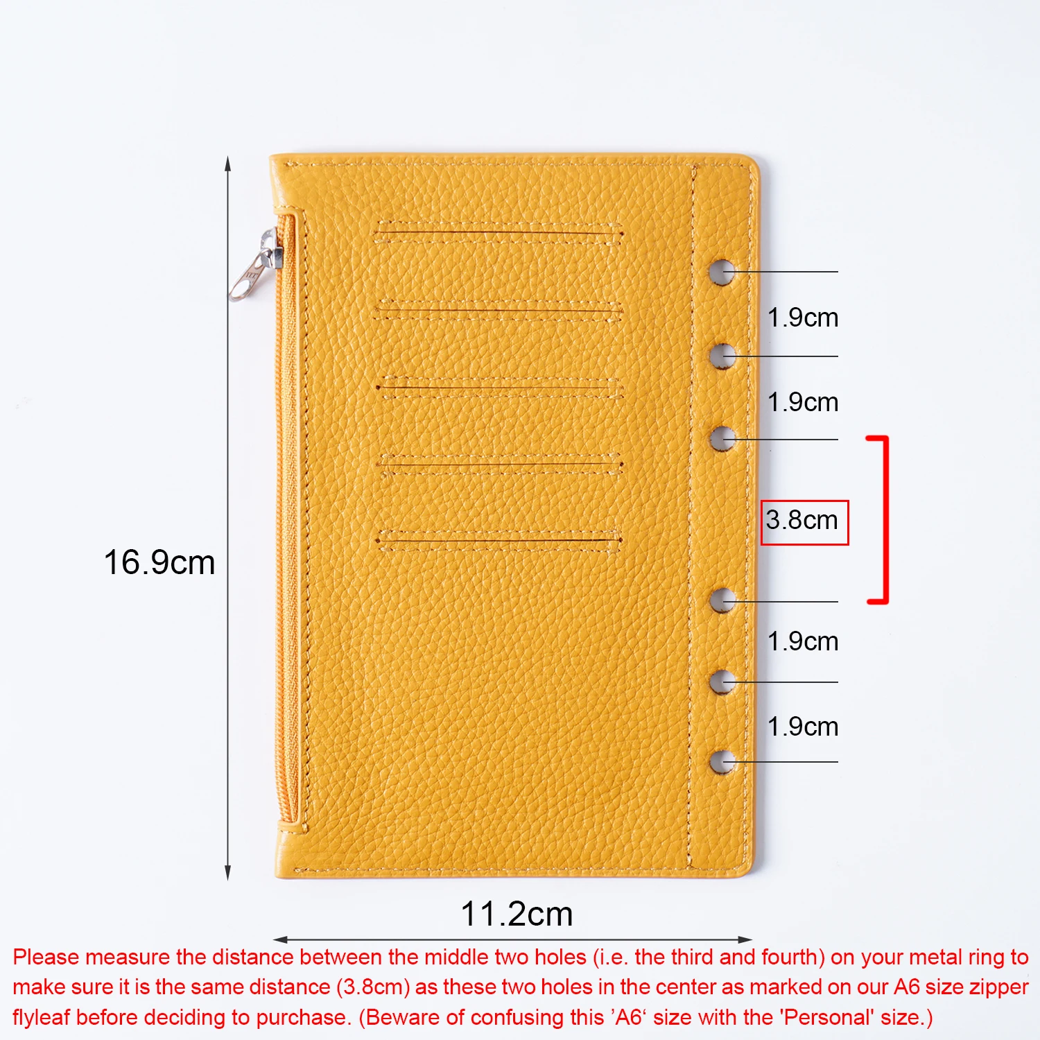 Moterm ジッパー フライリーフ A6 サイズ リング  - Vintage Leather Journal Notebook のレビューと価格